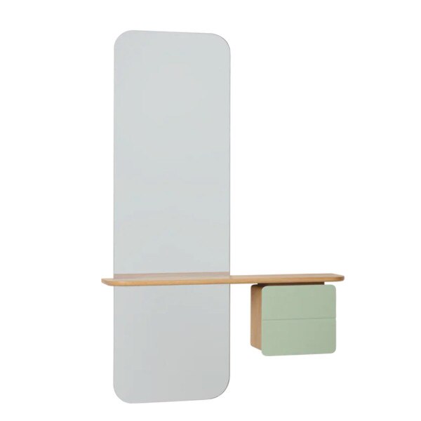 One More Look Mirror w/ Shelf